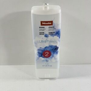 Miele Ultra Phase 2 Detergent for Whites/Colors 47.34 oz 63 Loads NEW